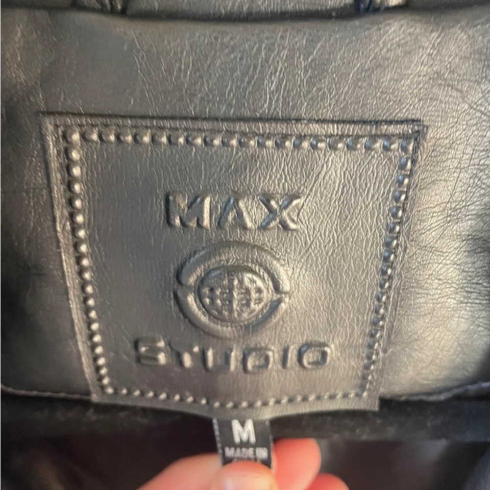 Nwot Max Studio Leather Jacket! - image 4